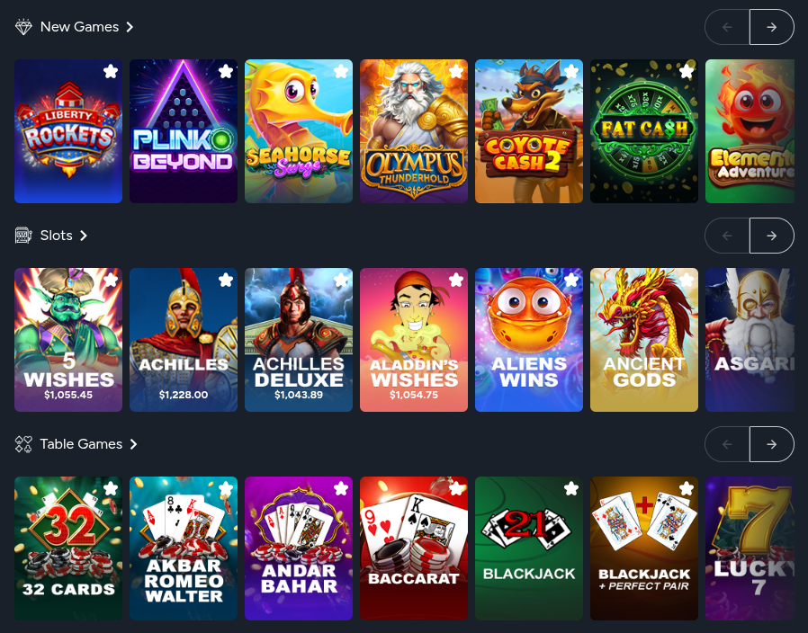 Jackoro Casino Game Library
